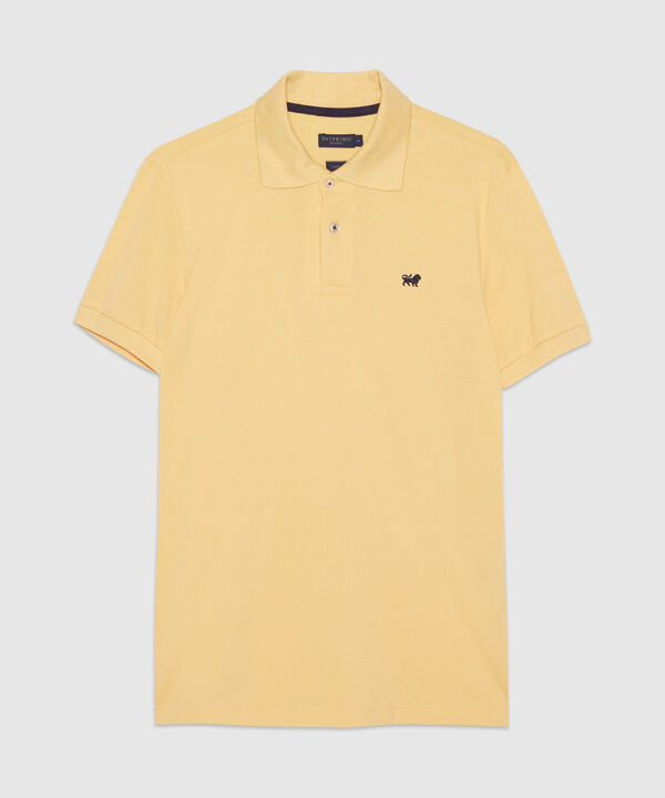 Polo Tejido Unicolor Cuello Y Puños Tejidos,Sin Bolsillo Con Hiladillo.