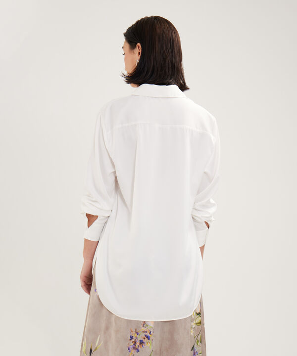 Camisa Manga Larga En Satin