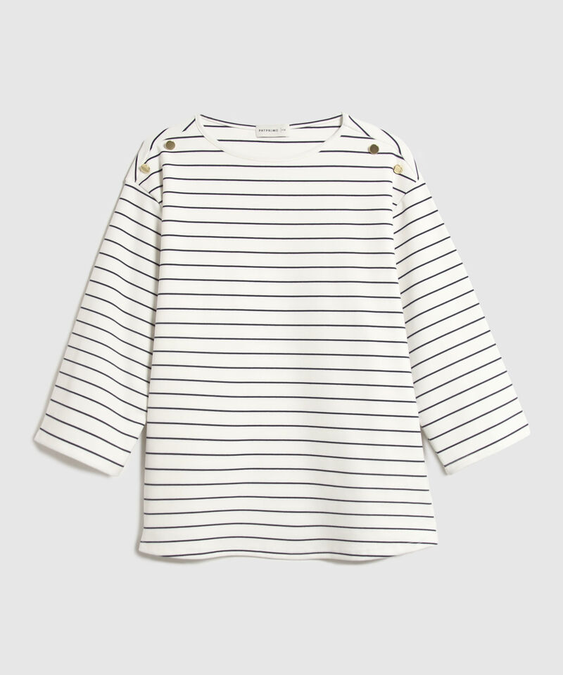 Camiseta Manga ¾ A Rayas