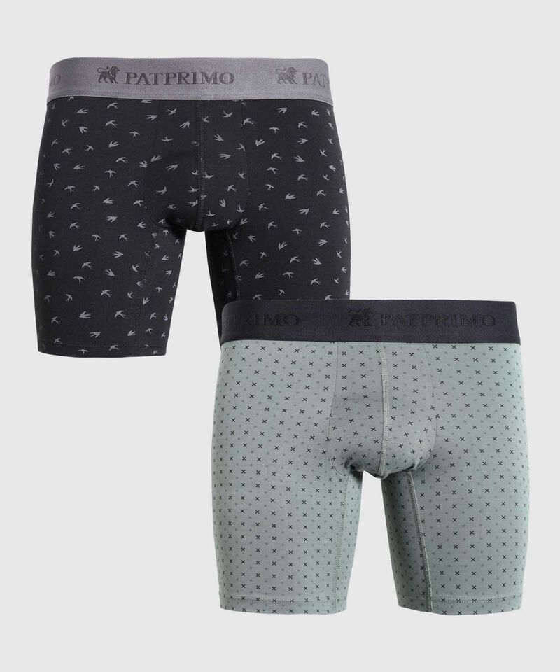 Pack X 2 Boxer Medio Estampados