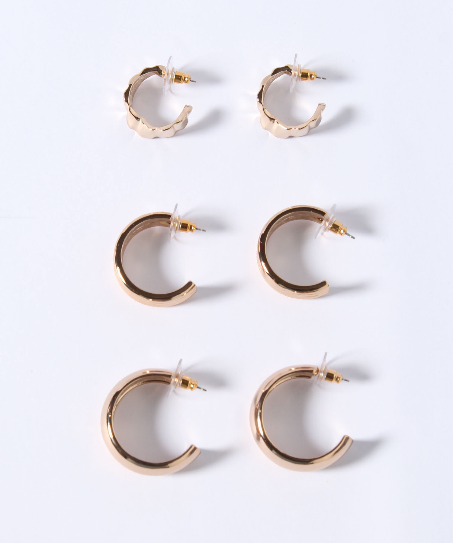SET X 3 PARES DE ARETES