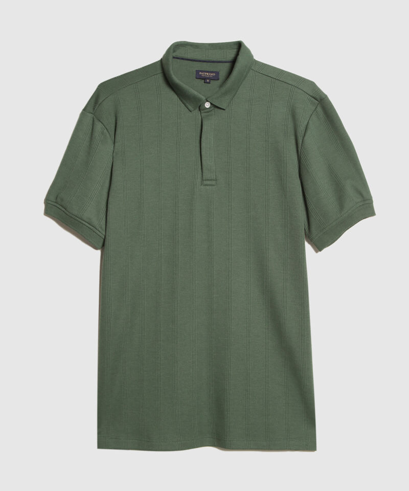 Polo Textura Unicolor