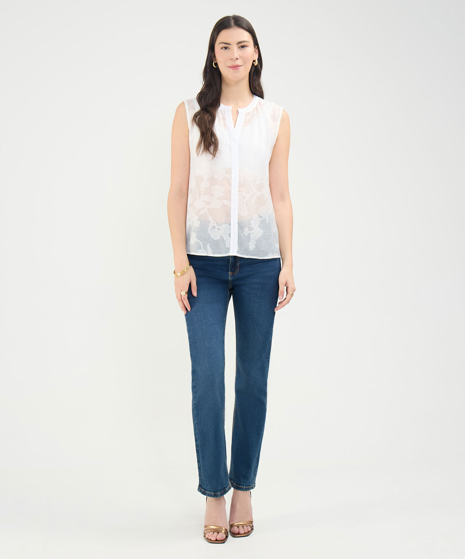 Blusa Cuello Mao