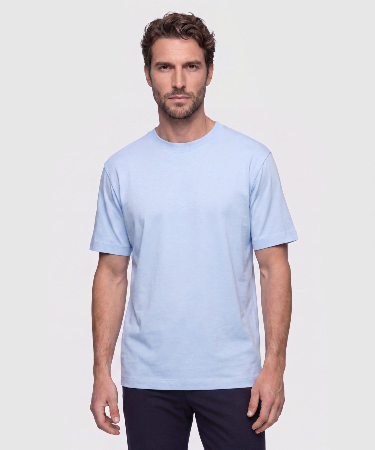 Camiseta Cuello Redondo Manga Corta Hombre