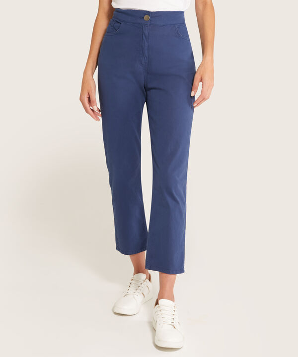 Pantalón Tobillero Cinco Bolsillos Teñido image number null