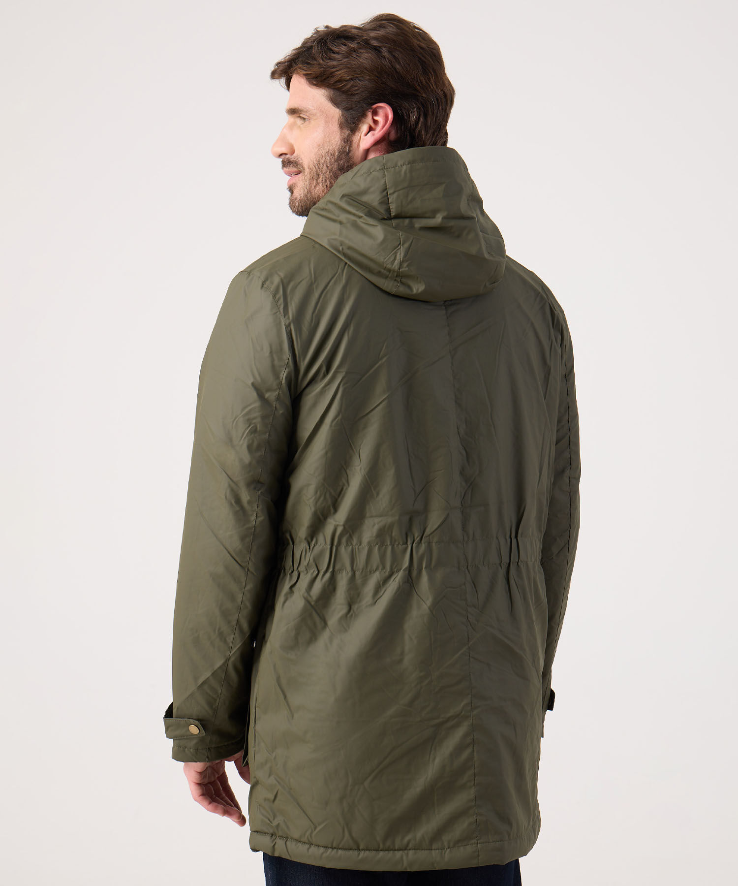 Chaqueta Parka Unicolor 