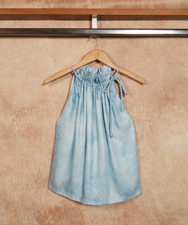 Blusa Con Tunel En Escote  Campaña Beatriz Camacho