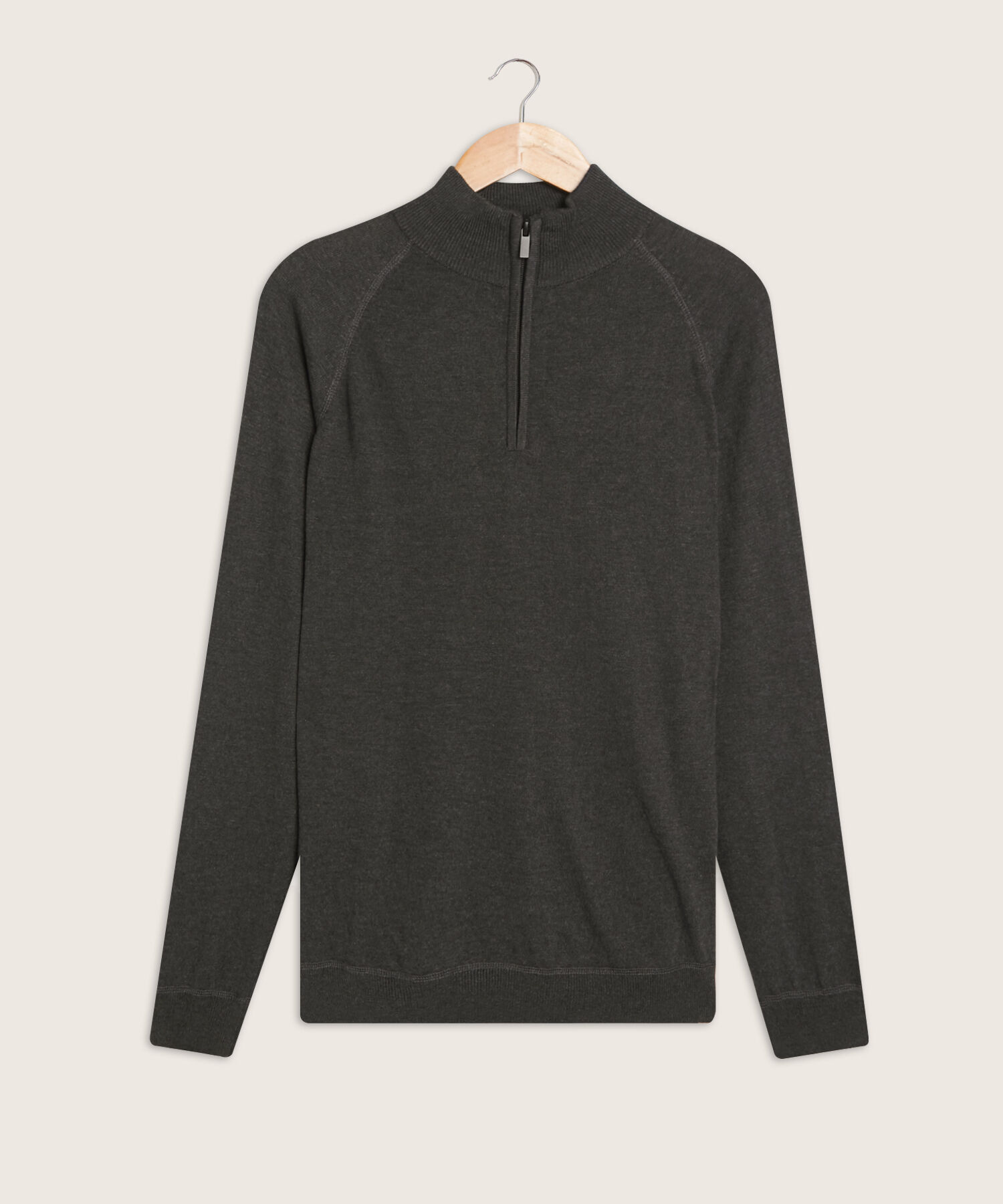Saco Cuello Alto Con Cremallera