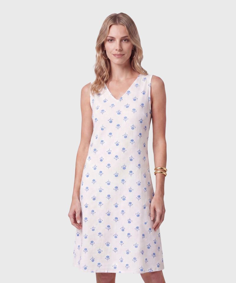 Vestido Midi Estampado Para Mujer