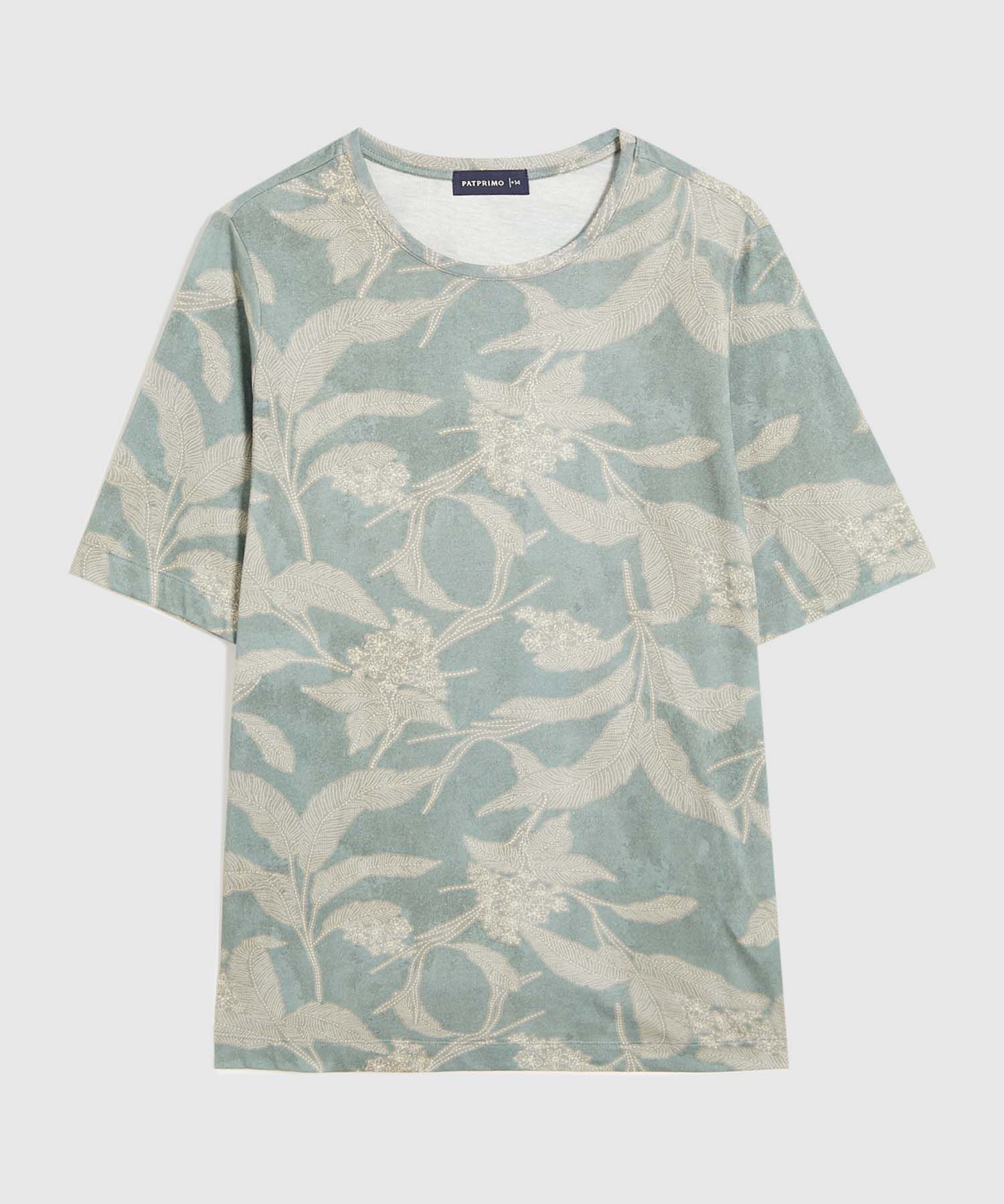 Camiseta Estampado Botánico