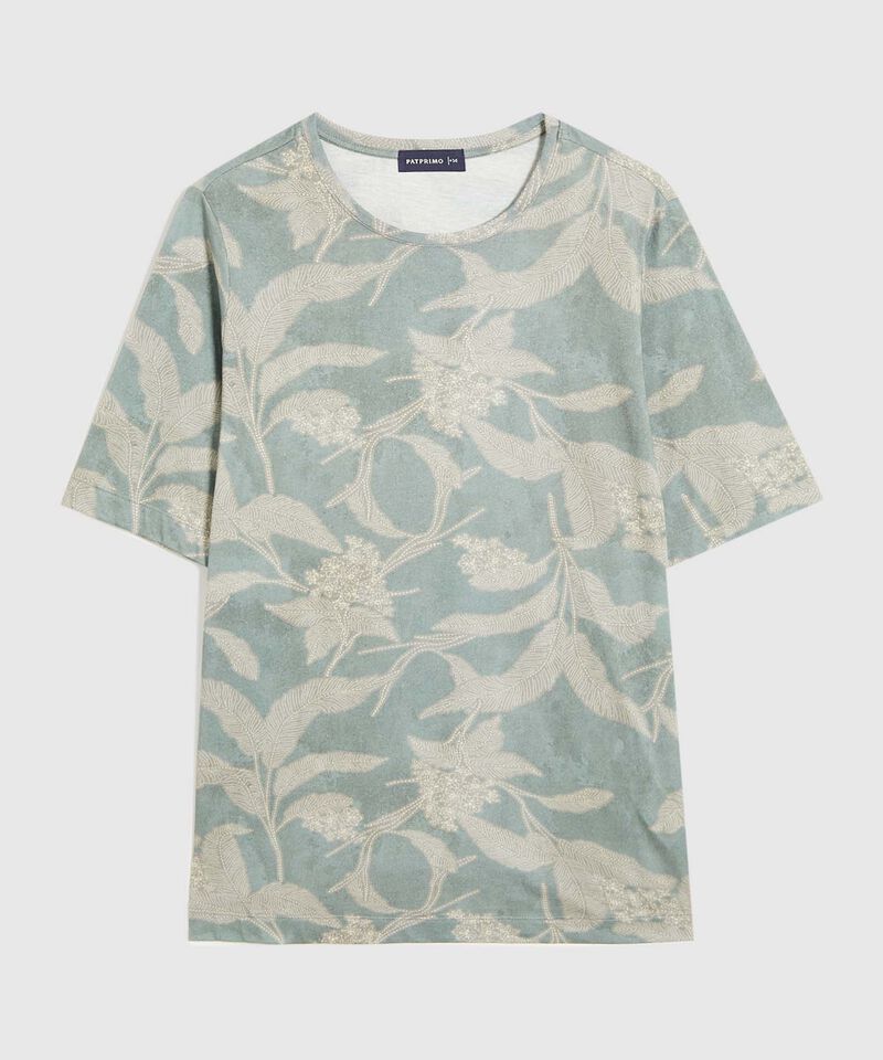 Camiseta Estampado Botánico