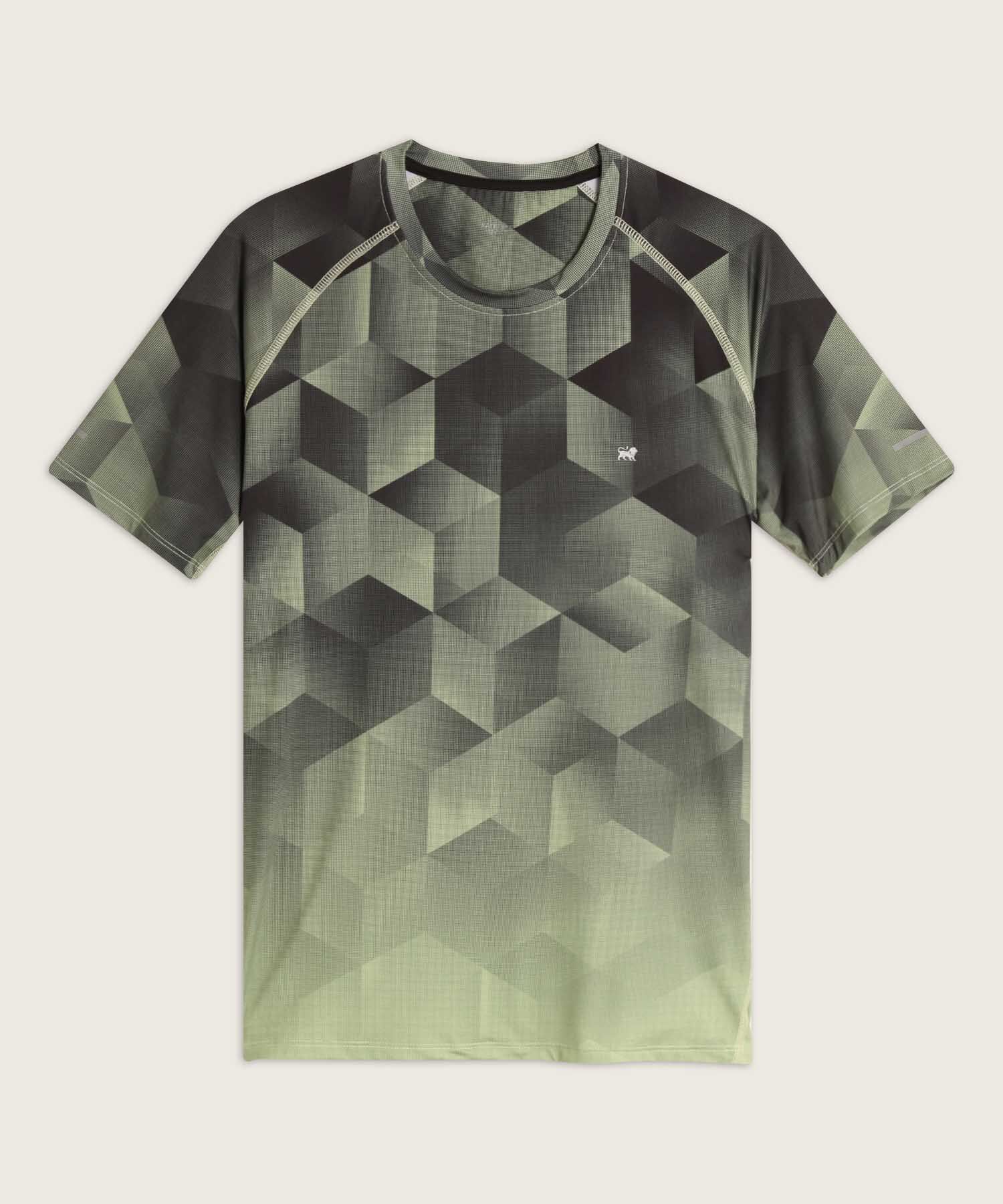 Camiseta Manga Ranglan Corta Sublimada Con Degrade, Sport Líneas Patprimo