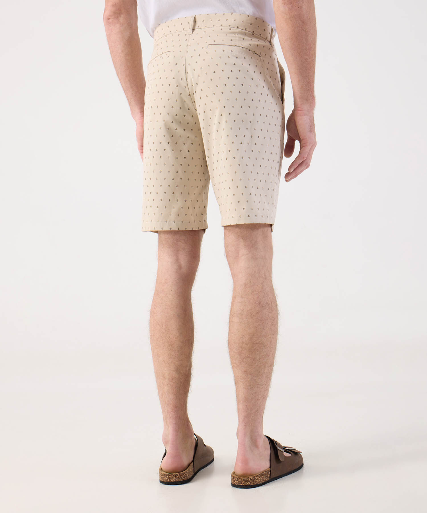 Bermuda Estampada Clásica de Verano Para Hombre