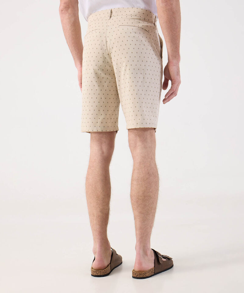 Bermuda Estampada Clásica de Verano Para Hombre