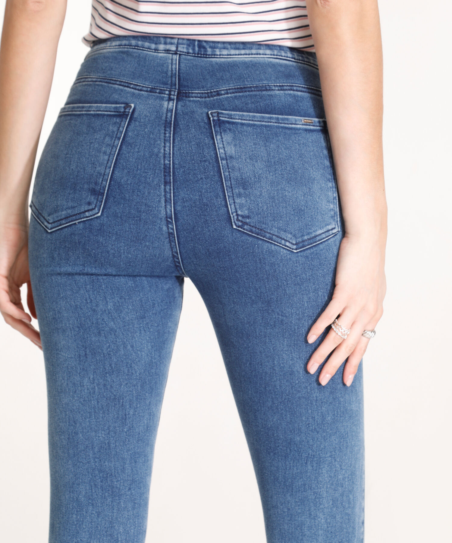 Leggings Tiro Alto Tono Medio Claro