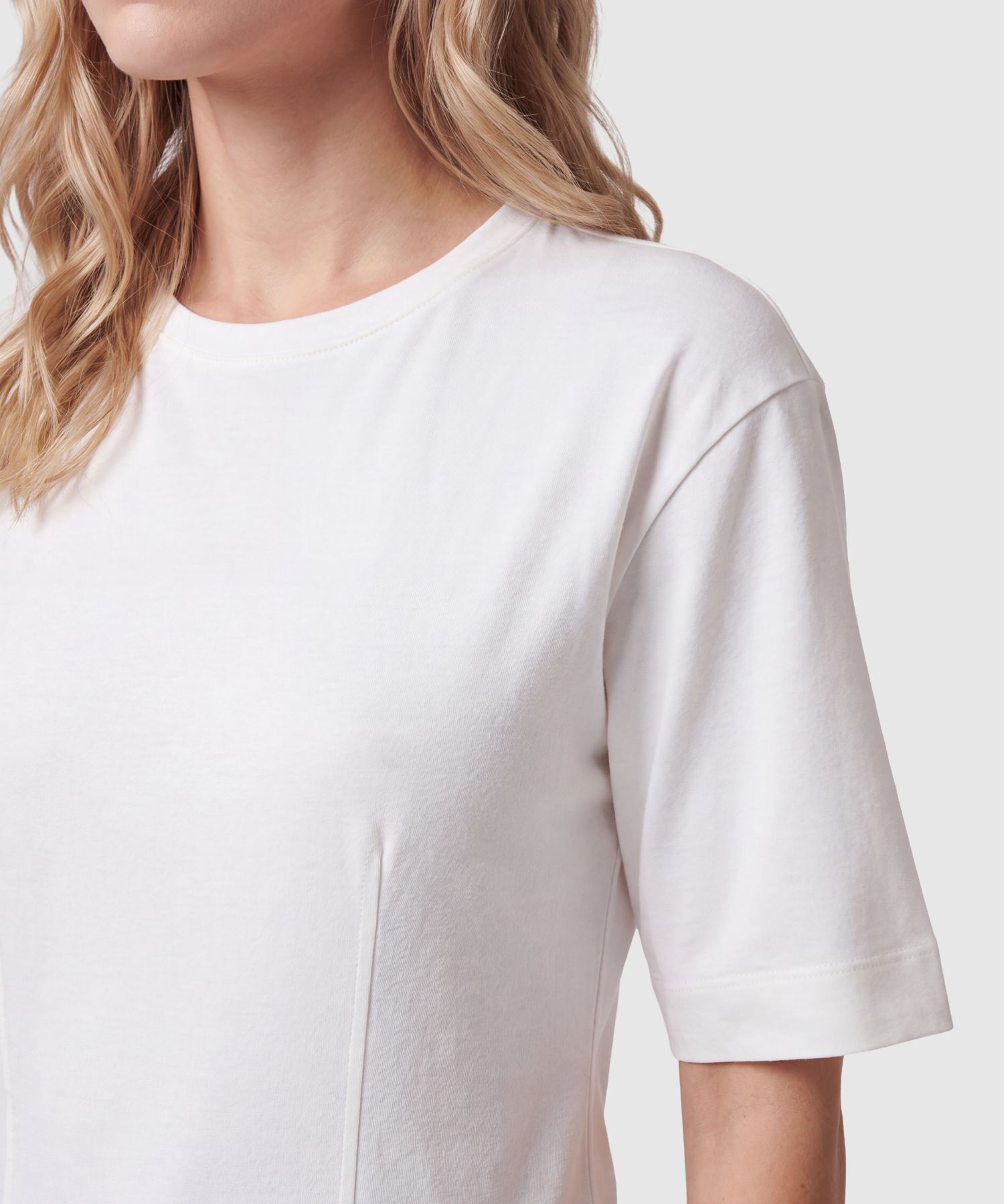Camiseta Manga Corta Con Lazo Espalda Mujer