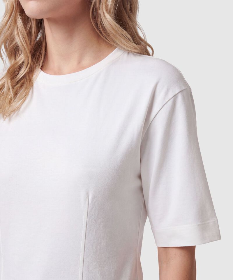 Camiseta Manga Corta Con Lazo Espalda Mujer