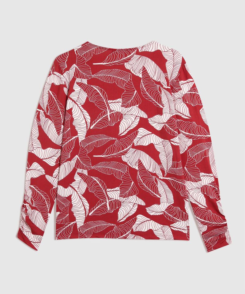 Camisetamanga Larga Estampada 