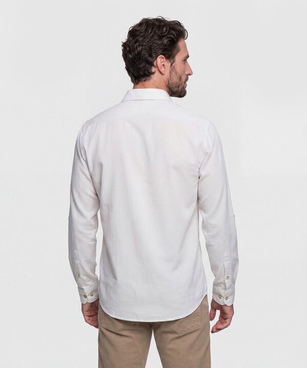 Camisa Hombre Manga Larga Recogible