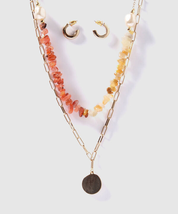 Set De Collar Y Aretes image number null