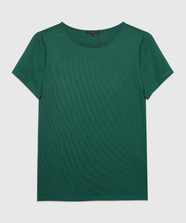 Camiseta Manga Corta Cuello Redondo Unicolor