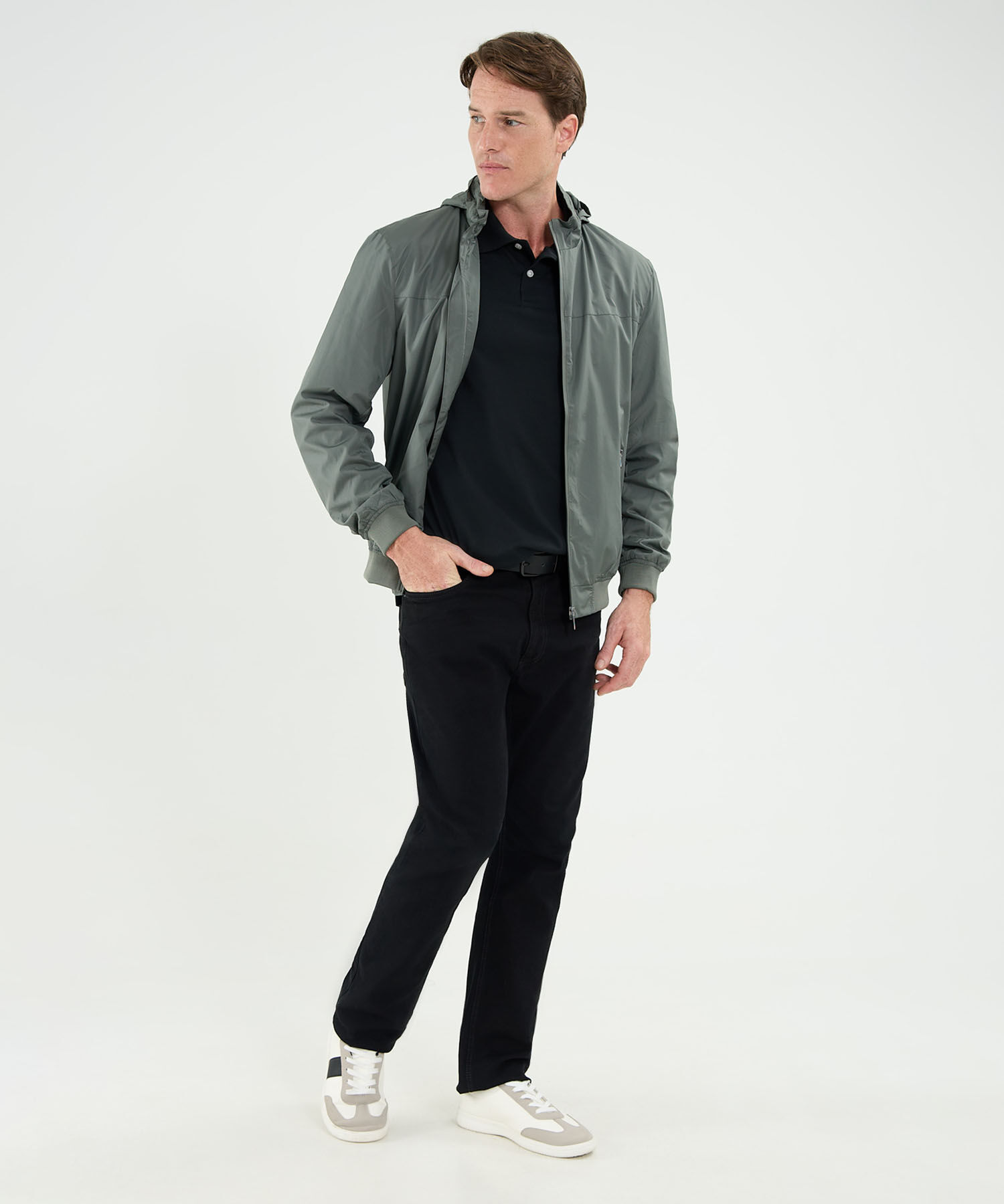 Chaqueta Tipo Rompevientos Para Hombre