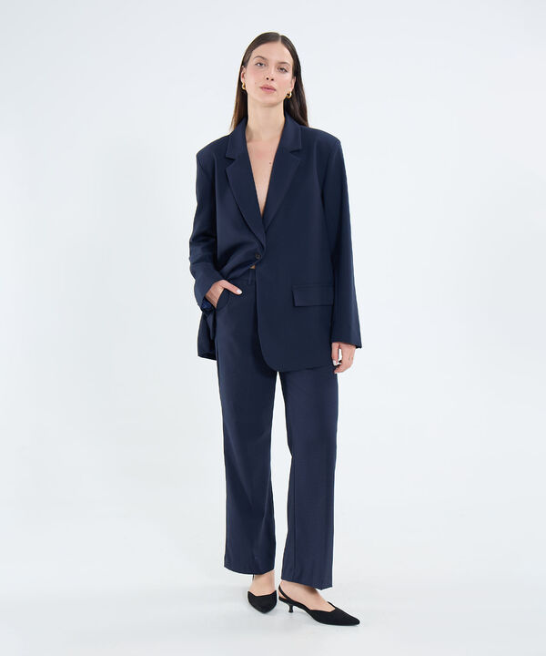 Pantalon Sastrero Unicolor image number null