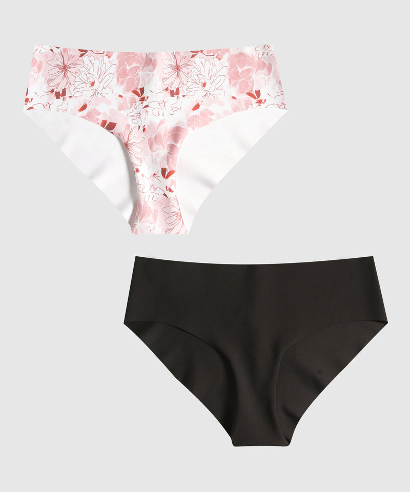 Panty Clásico Invisible Estampado Pack X2