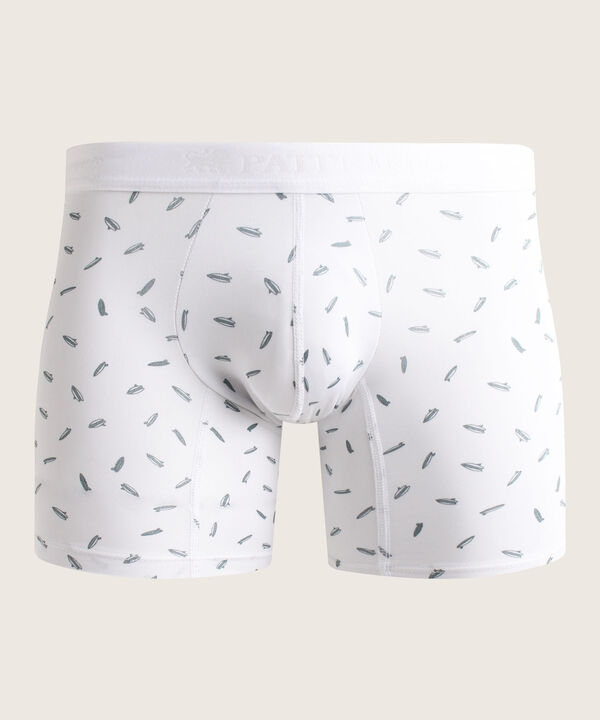 B&oacute;xer Medio Estampado En Microfibra  image number null