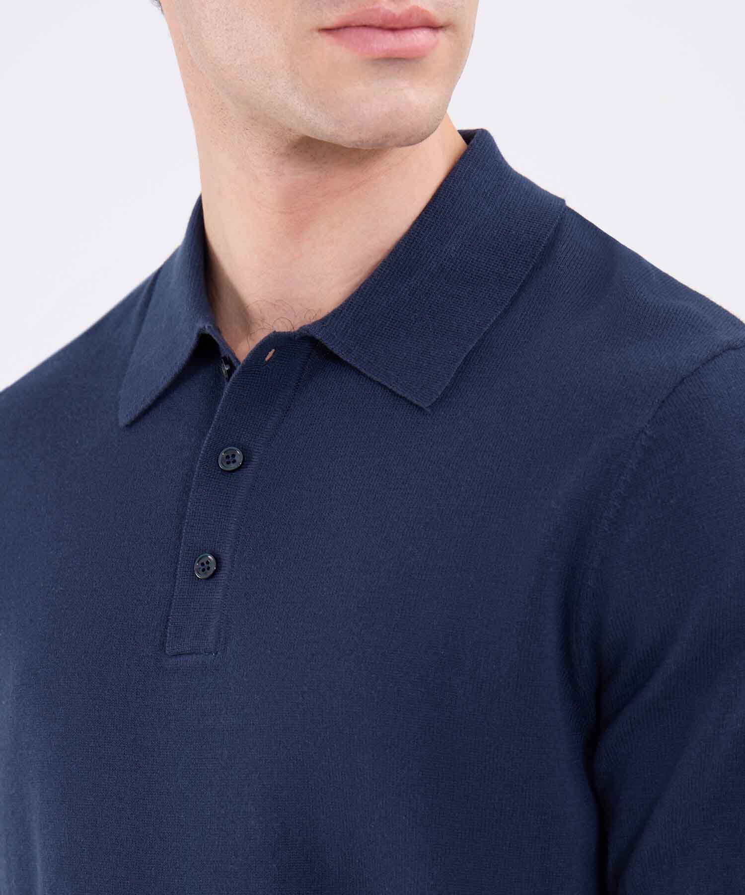 Polo Tejida Para Hombre