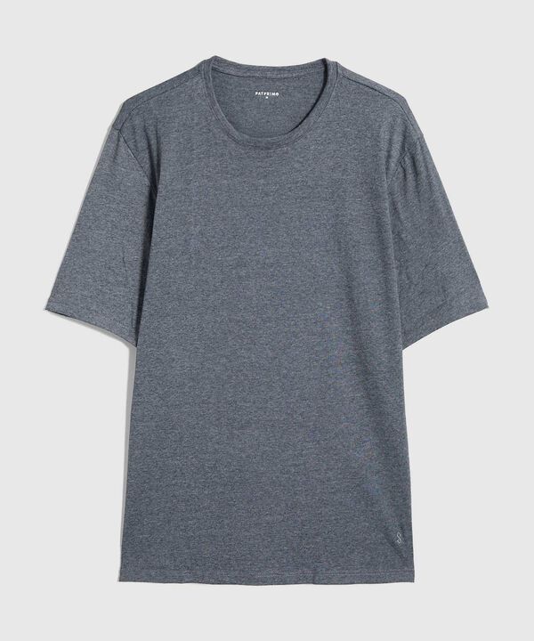 Conjunto Pijama Camiseta Cuello Redondo Con Patantalon Estampado Para Hombre image number null