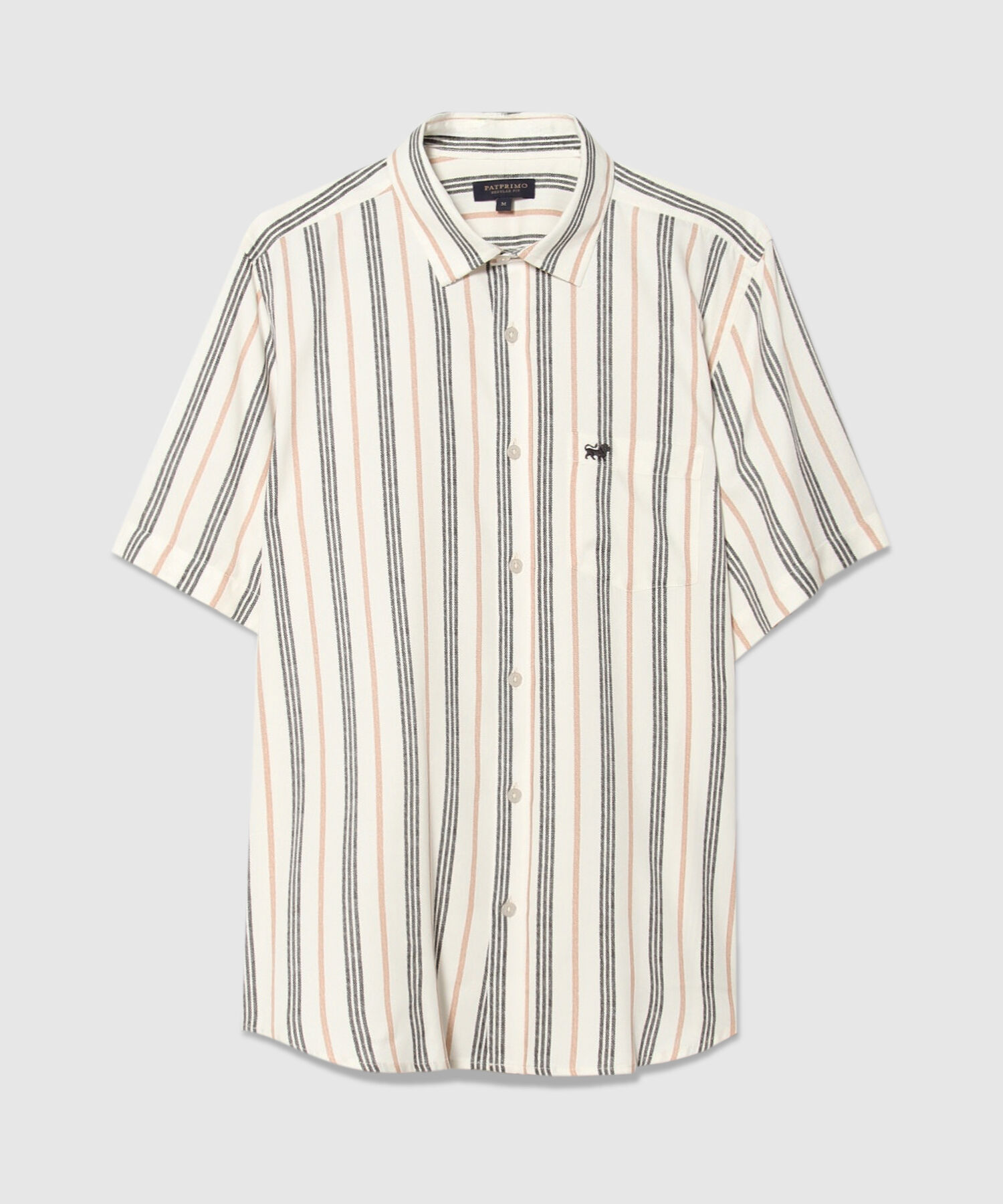 Camisa a Rayas con Bolsillo