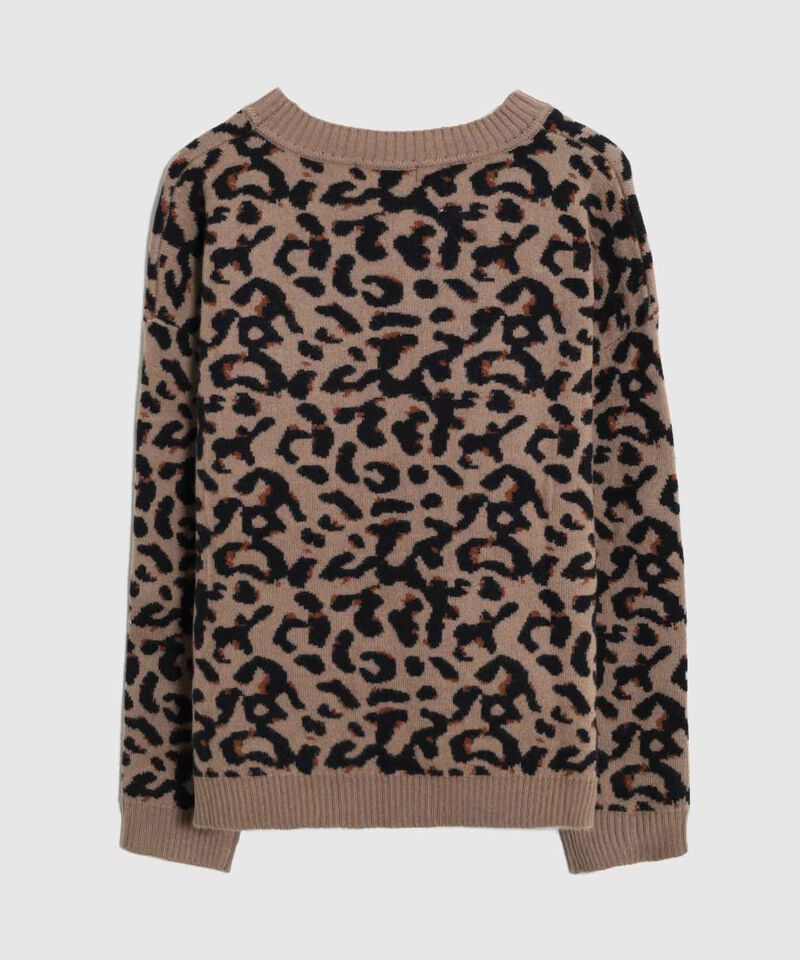 Saco Tejido Cuello Redondo Para Mujer