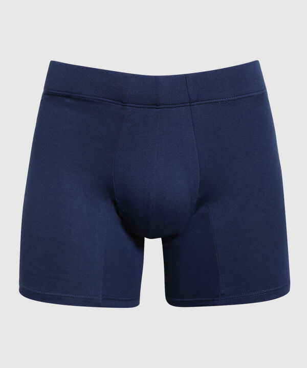Pantaloncillo Boxer Medio En Algodon Con Screen Y Pretina Encaretrada