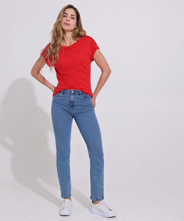 Jean Tipo Straight Tono Medio image number null