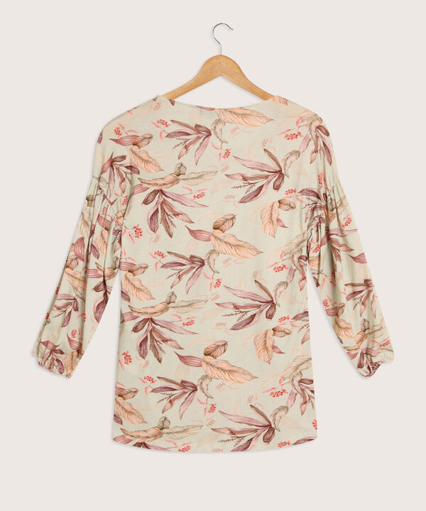 Camiseta Estampada Cuello Redondo