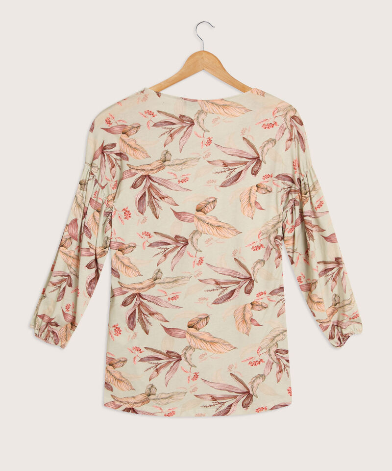 Camiseta Estampada Cuello Redondo