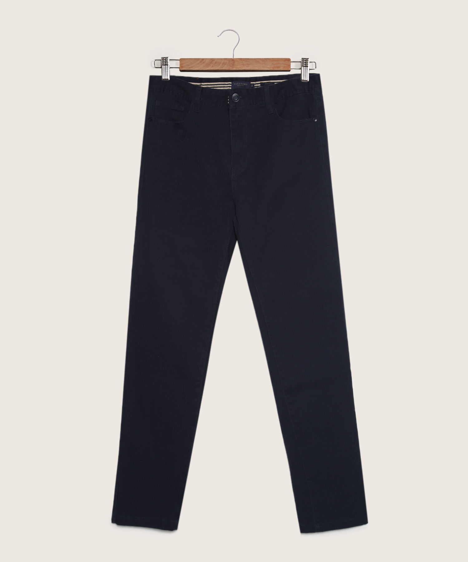 Pantalón 5 Bolsillos Unicolor Esencial