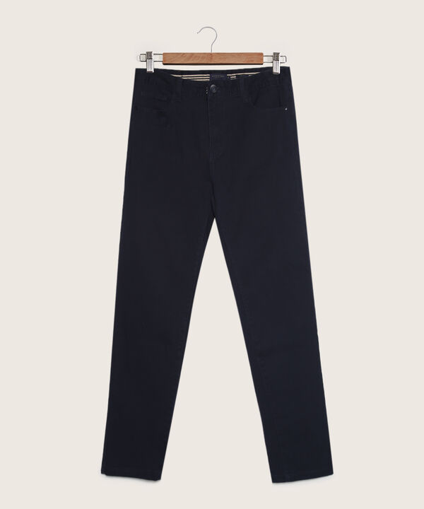 Pantalón 5 Bolsillos Unicolor Esencial