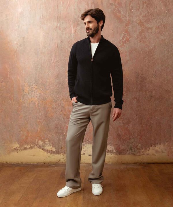 Buzo De Punto Con Cremallera Para Hombre image number null