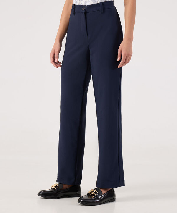 Pantalon Clásico Unicolor image number null