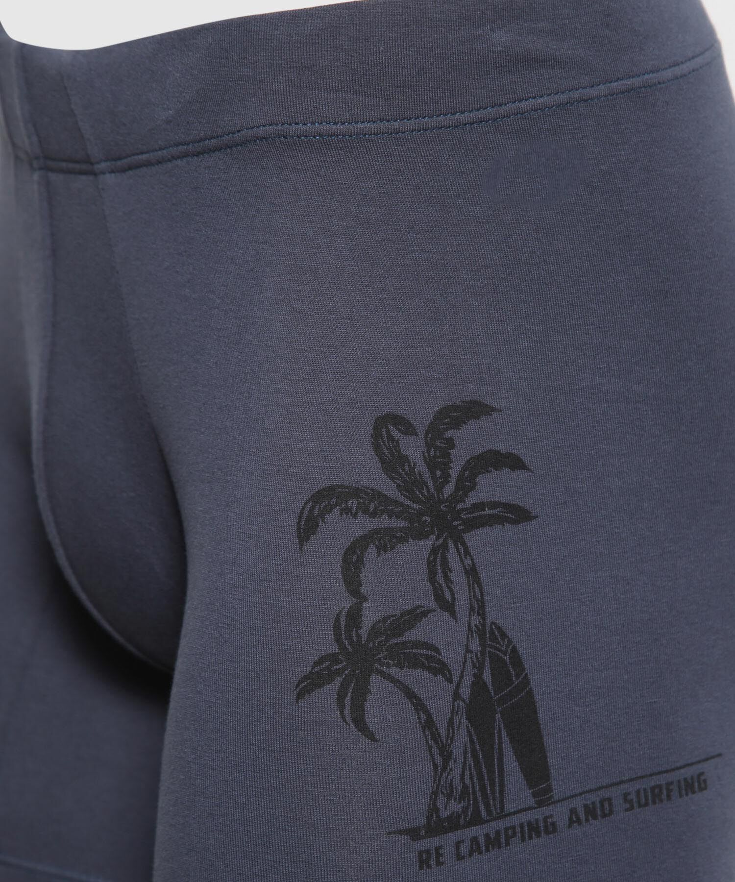 Pantaloncillo Boxer Medio En Algodon Con Screen Y Pretina Encaretrada