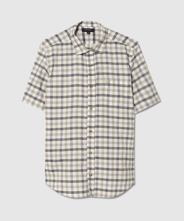 Camisa Manga Corta Con Bolsillo Y Silueta Regular Fit, Magia En El Caribe