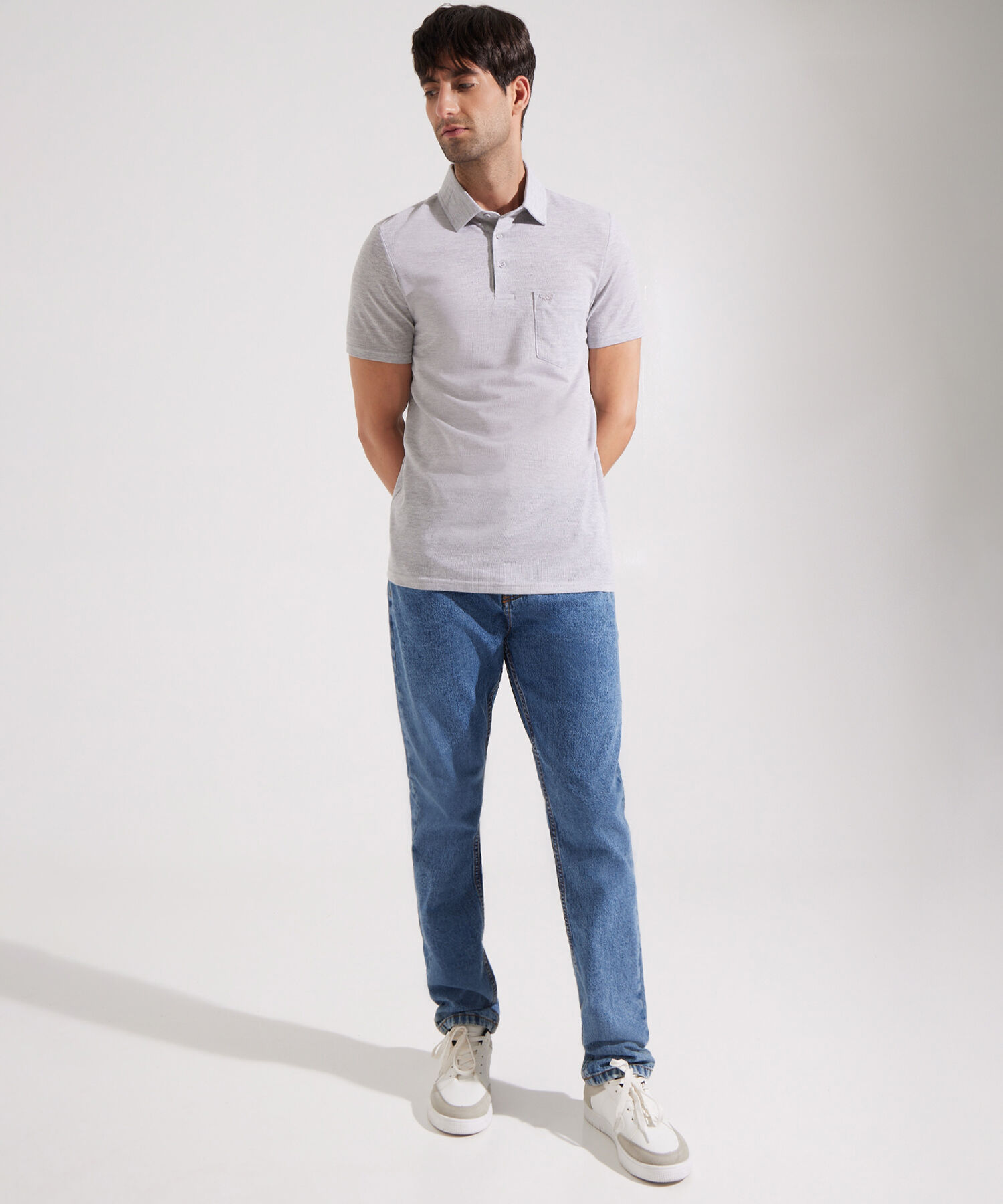 Polo  Cuello Duro Con Bolsillo - Silueta Slim Fit, Kairós