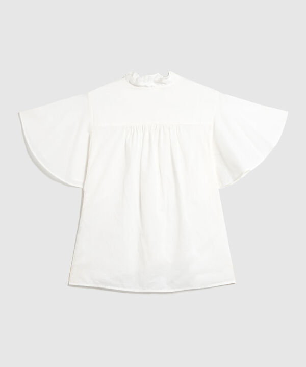 Blusa Unicolor Manga Corta  image number null