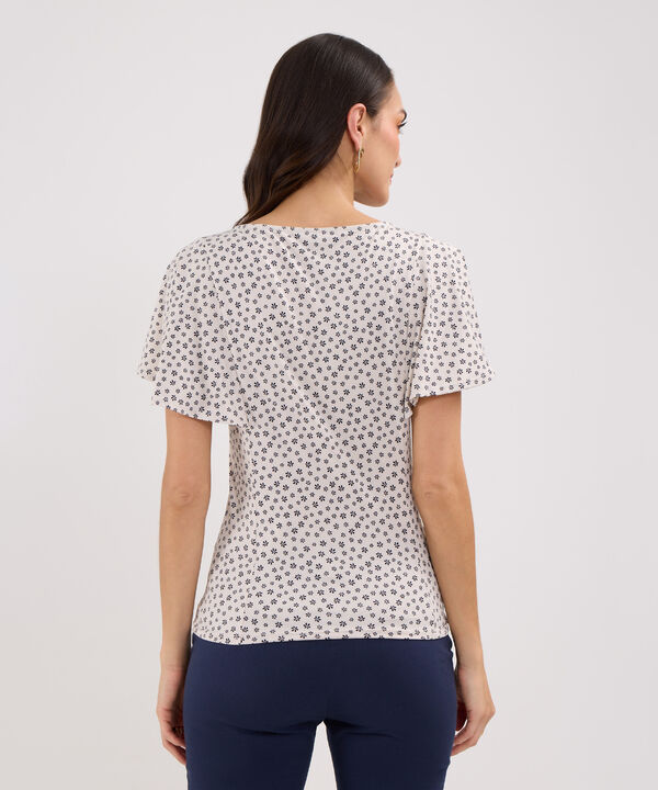 Camiseta Estampada Cuello Redondo