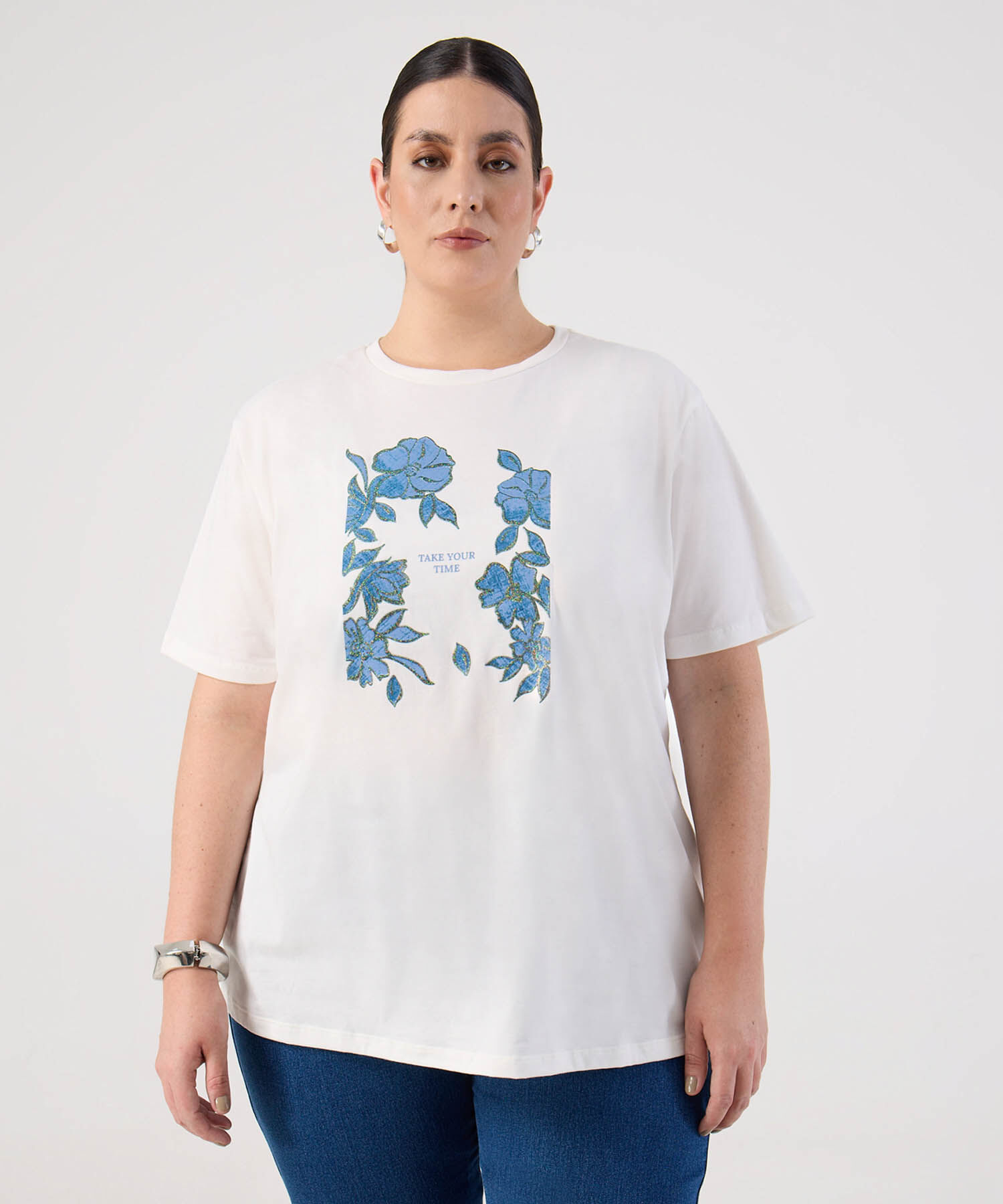 Camiseta Manga Corta para Mujer Curvy