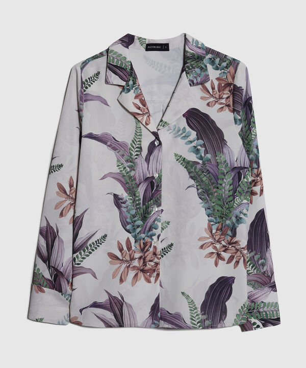 Camisa Estampada Manga Larga