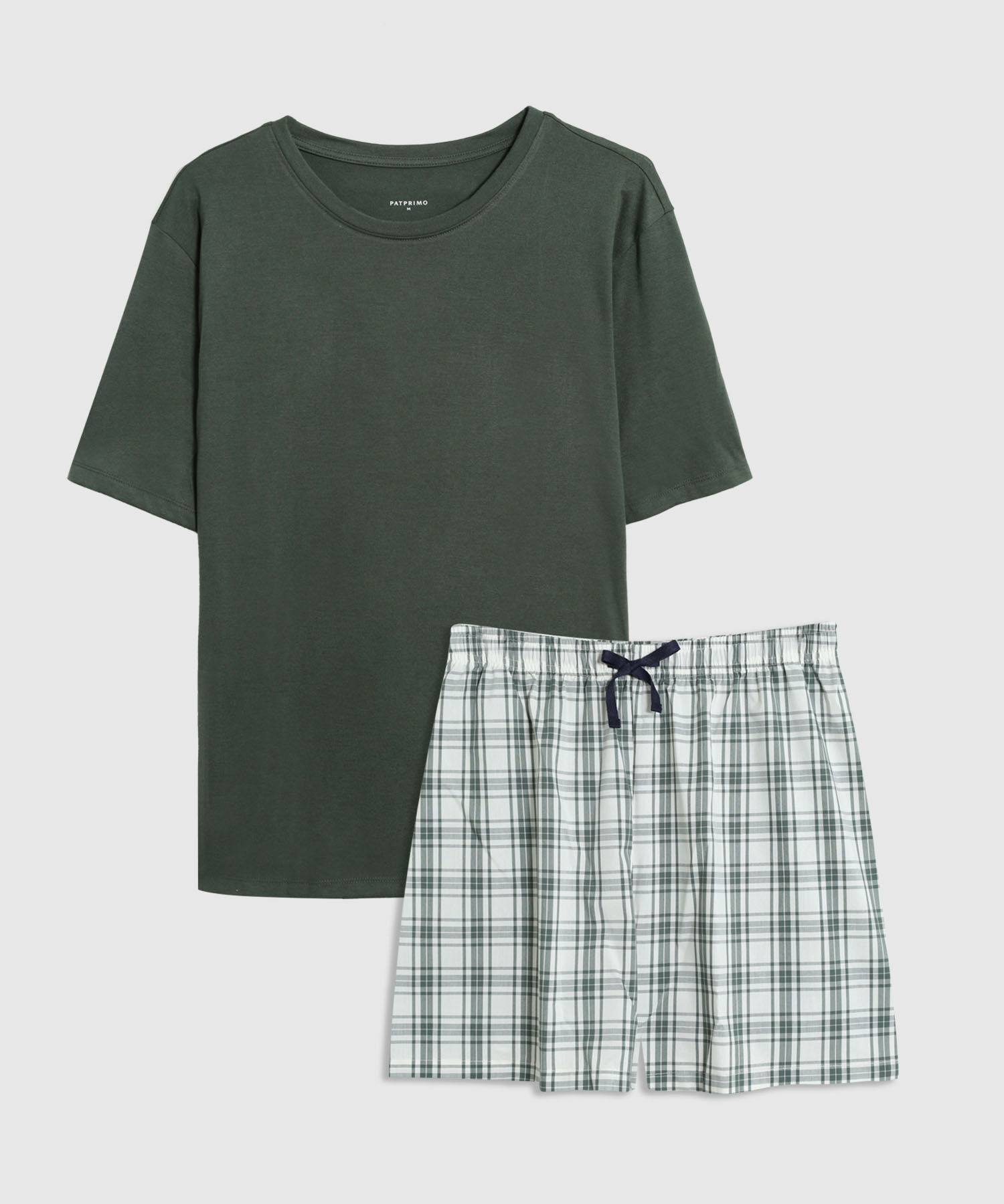 Pijama Corto / Corto Camiseta M/C Cuello Redondo / Pantaloneta Prete&ntilde;ida - Regalables