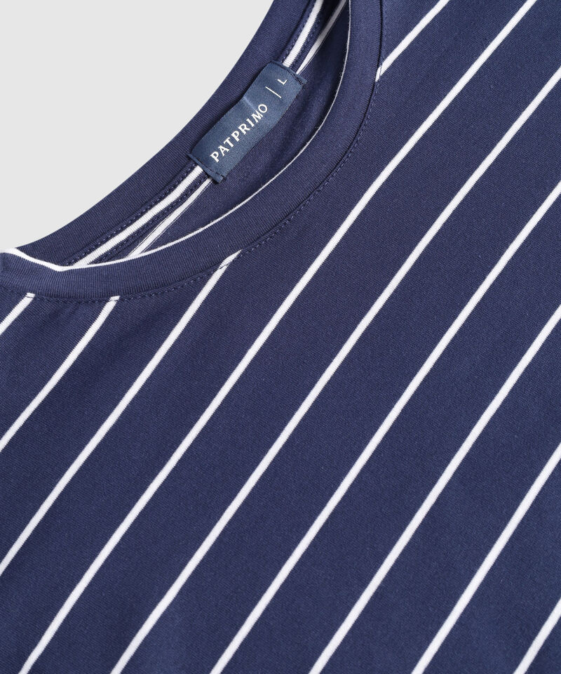 Camiseta Para Mujer Estilo N&aacute;utico Manga Corta Holgada